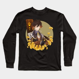 Zhongli, Genshin Impact Long Sleeve T-Shirt